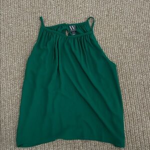 Worthington size large sleeveless green top
